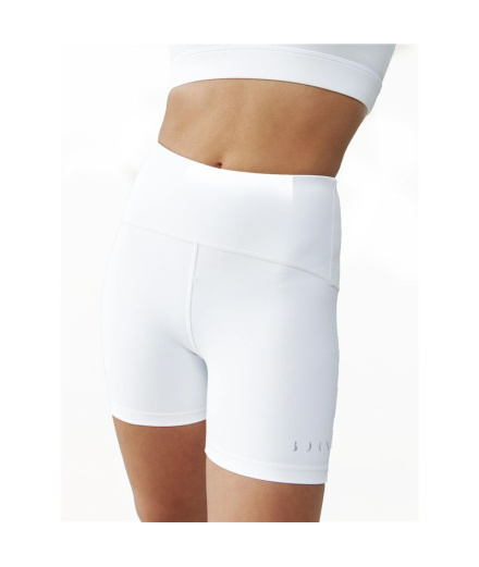 Calça curtos Born Living Yoga Colette Branco Mulher