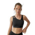 Sujetador esportivo Born Living Yoga Aura Black Mulher