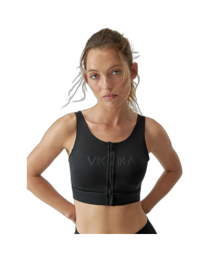 Sujetador esportivo Born Living Yoga Raw Black Mulher