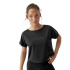 Camiseta Born Living Yoga Preto Absoluto Mulher