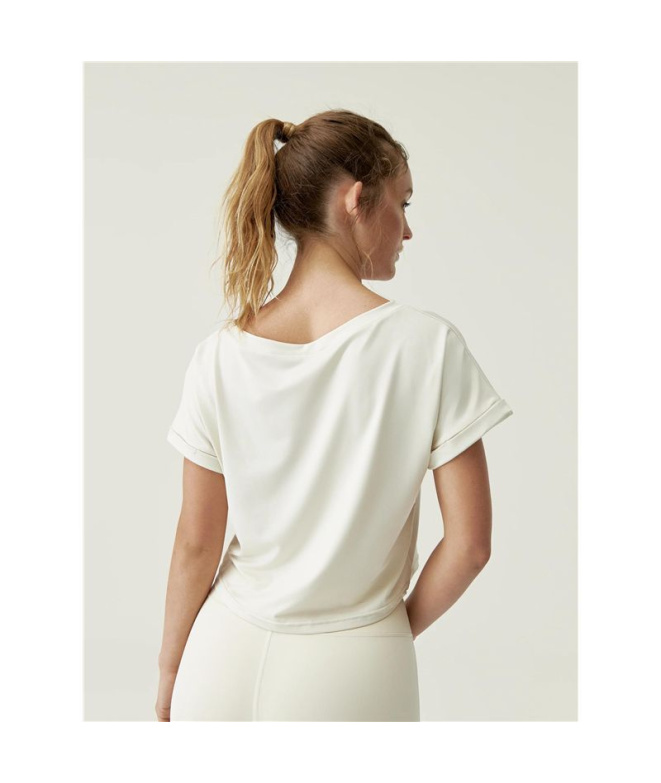 T-shirt Born Living Yoga Ivoire Absolu Femme