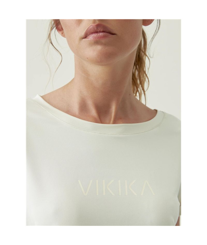 T-shirt Born Living Yoga Ivoire Absolu Femme