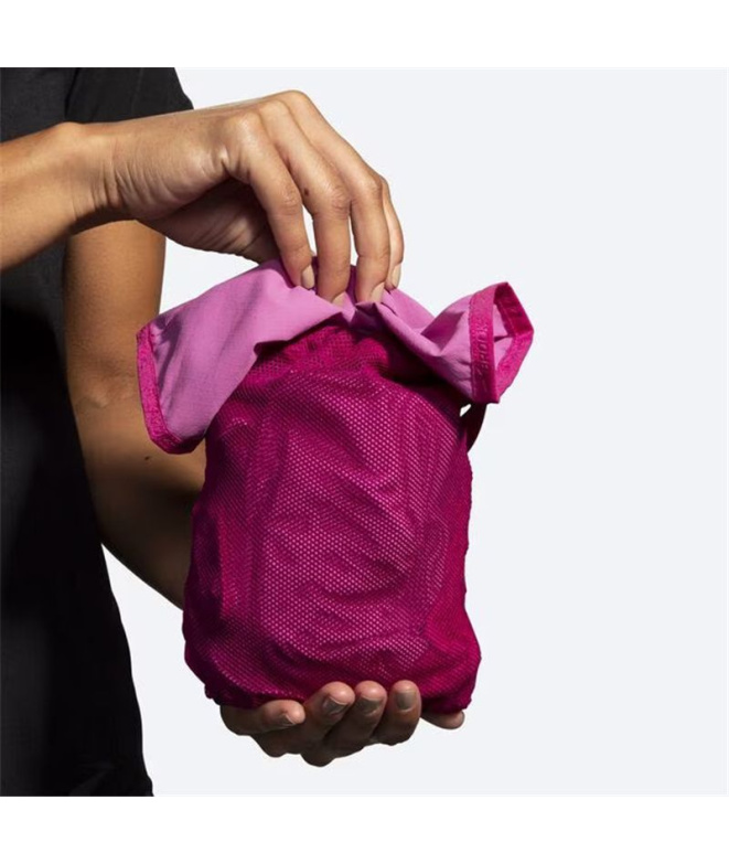 Chaqueta de running Brooks Canopy Frosted Mauve...