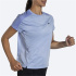 Camiseta de Running Brooks Sprint Free Short Sleeve 2.0 Lavanda/Azul Mulher