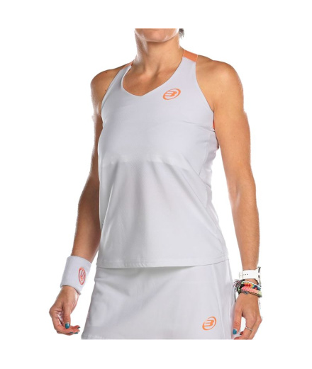 T-shirt de pádel Bullpadel ACODA Femme Blanc