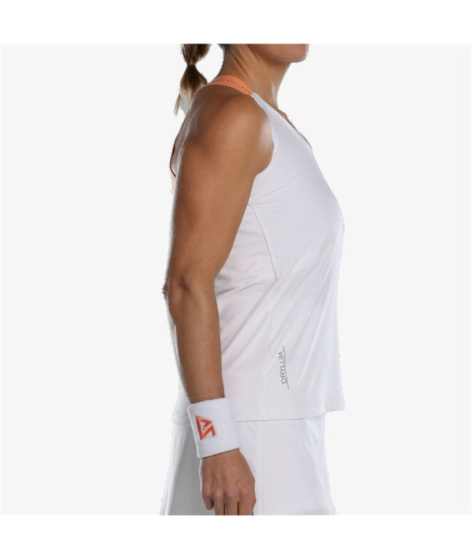 T-shirt de pádel Bullpadel ACODA Femme Blanc
