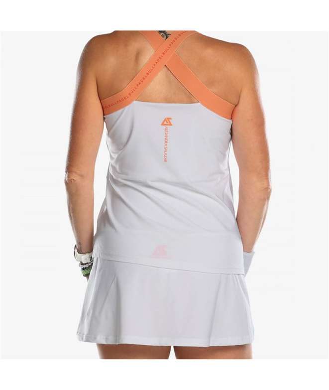 T-shirt de pádel Bullpadel ACODA Femme Blanc