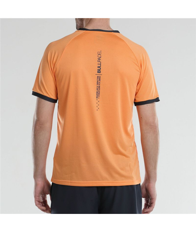 Camiseta de Pádel Bullpadel Actua Naranja Hombre