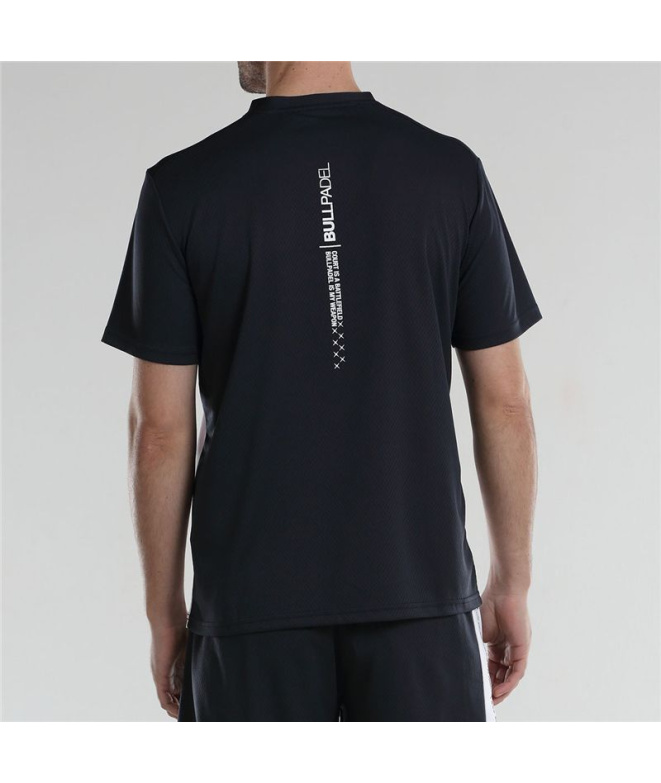 Camiseta de Pádel Bullpadel Adame Blanco Hombre