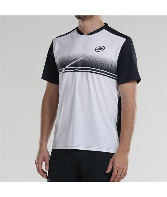 Camiseta de Pádel Bullpadel Adame Branco Homem