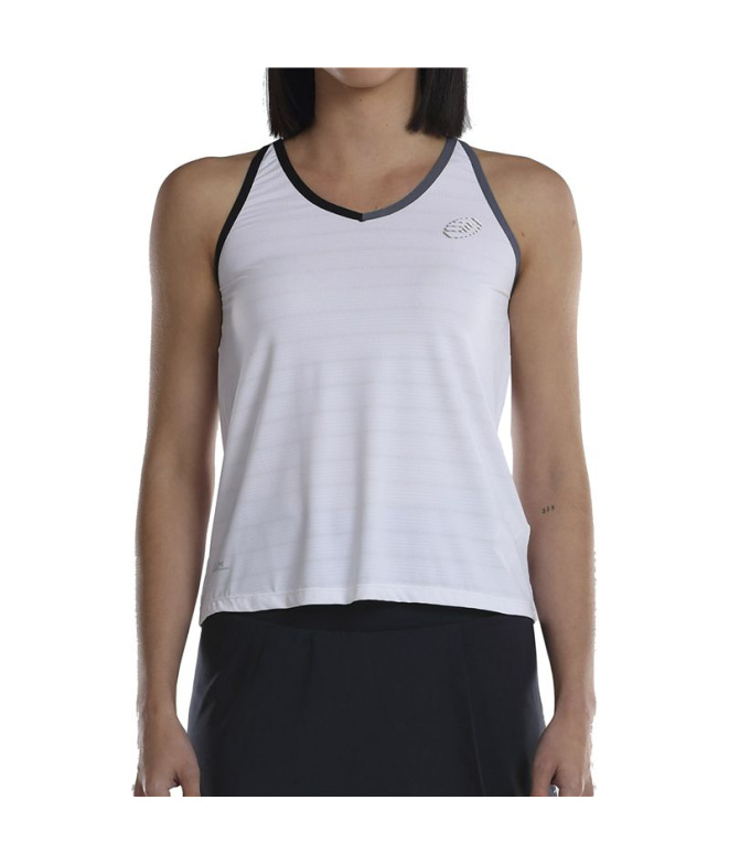 Camiseta de Pádel Bullpadel Uncia Branco Mulher
