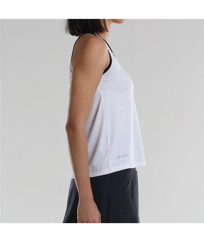 Camiseta de Pádel Bullpadel Uncia Branco Mulher