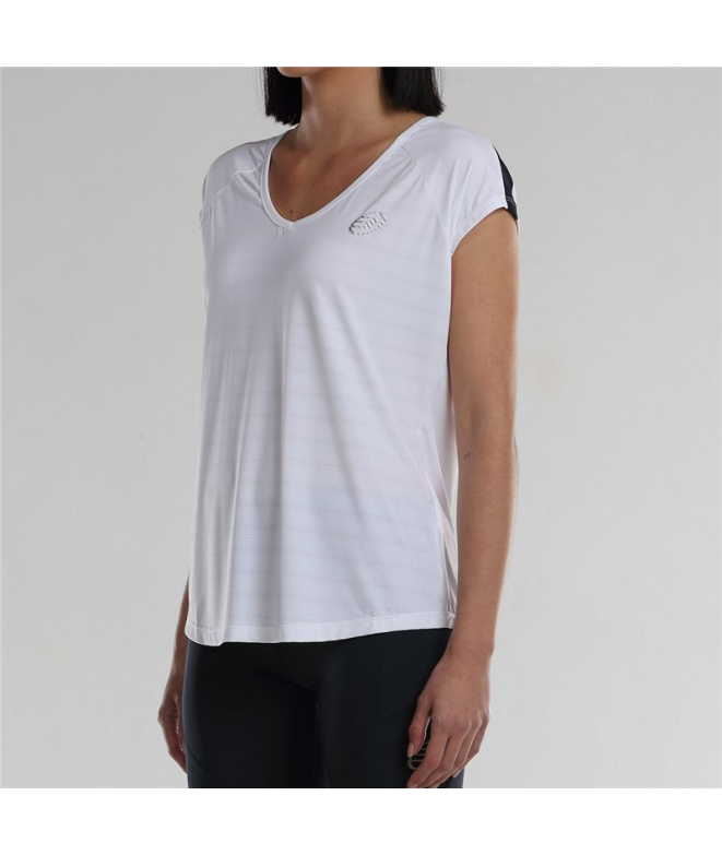 T-shirt de Pádel Bullpadel Usier Blanc Femme