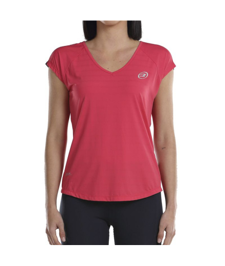 Camiseta de Pádel Bullpadel Usier Frambuesa Mulher