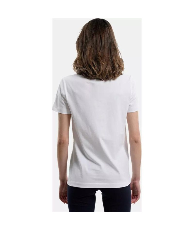 Camiseta Champion Crewneck Blanco Mujer