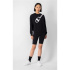 Sweat Champion Logo Diagonal Noir Femme