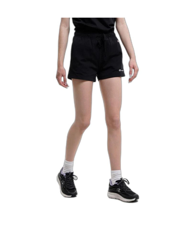 Pantalons Champion Shorts Noir Femme
