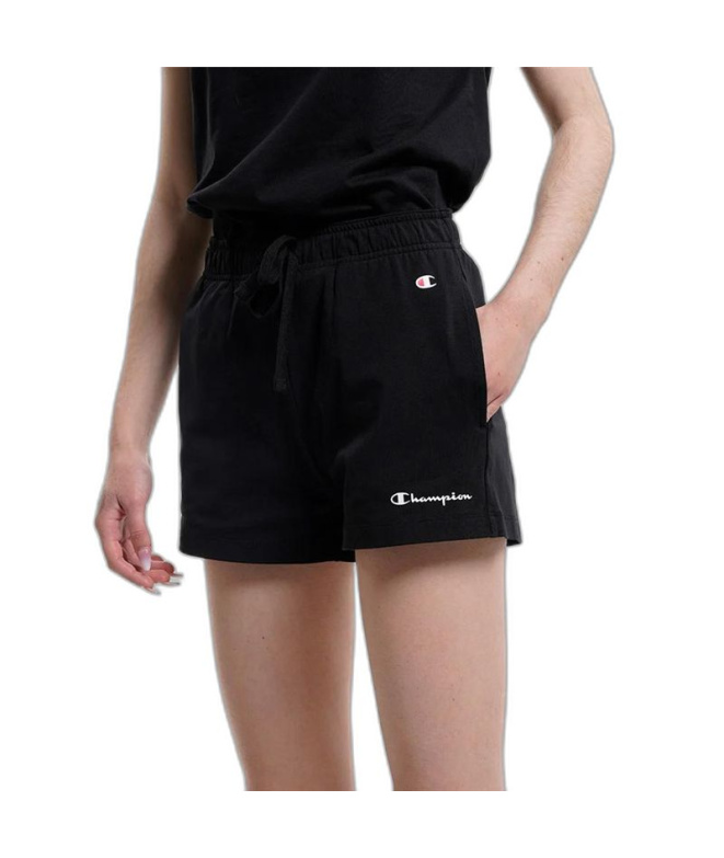 Pantalons Champion Shorts Noir Femme