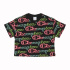 Camiseta Champion Crewneck Croptop Preto Mulher