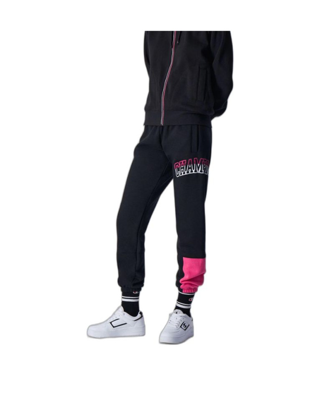 Pantalones Champion Elastic Cuff Legacy Negro...