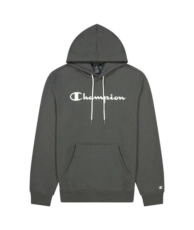 Sweat Champion Imprimé Logo Script M Gris foncé