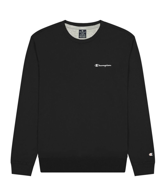 Sweat Champion Imprimé Logo Script Spliced Noir