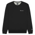 Sweat Champion Imprimé Logo Script Spliced Noir