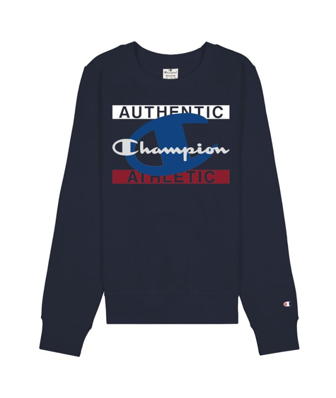 Moletom Champion Autêntica Athletic M Azul escuro