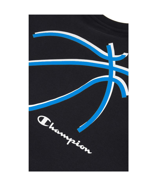 Sweat Champion Basket Graphique M Noir