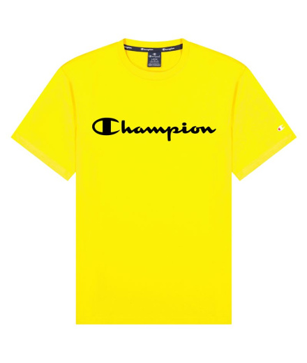 T-shirt Champion T-shirt col rond M Jaune