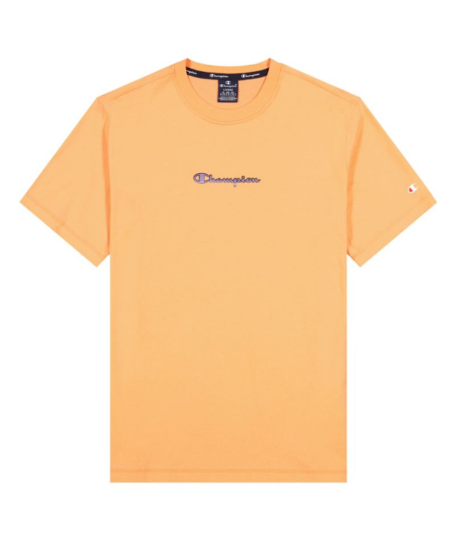 Camiseta Champion Crewneck T-Shirt M Orange