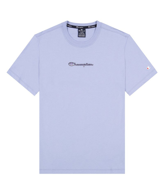 Camiseta Champion T-Shirt Crewneck M Roxo Claro