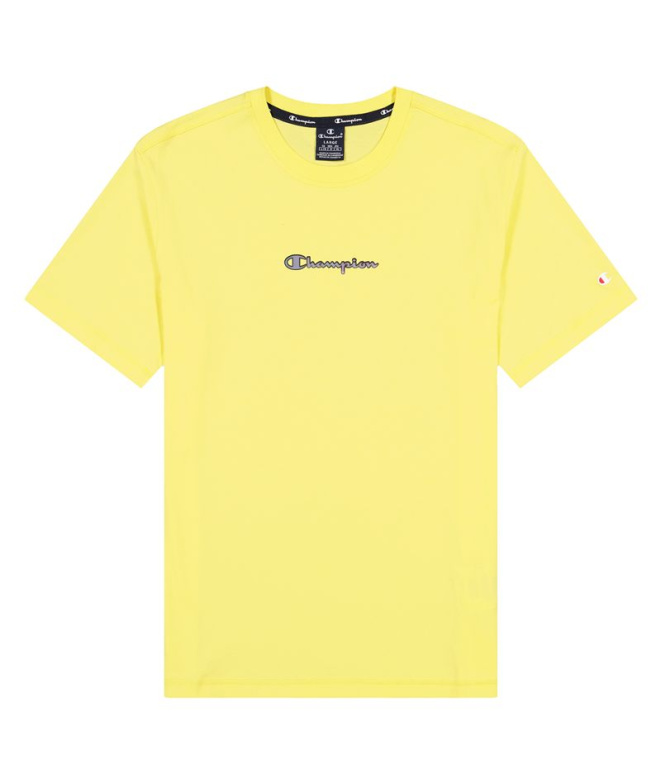 T-shirt Champion T-shirt col rond M Jaune clair
