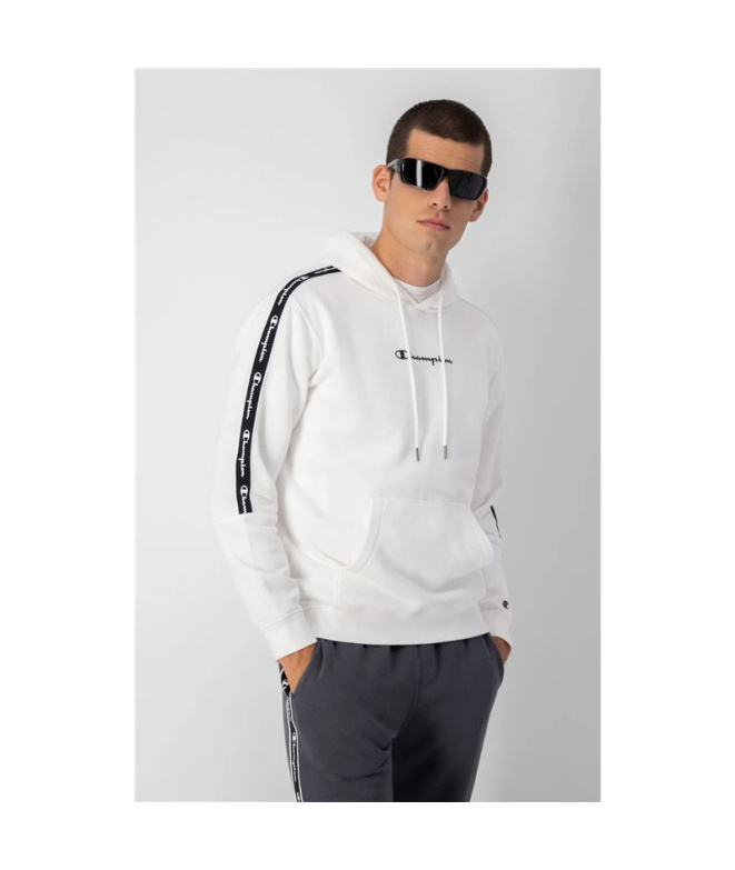 Sweat Champion à capuche Homme Blanc