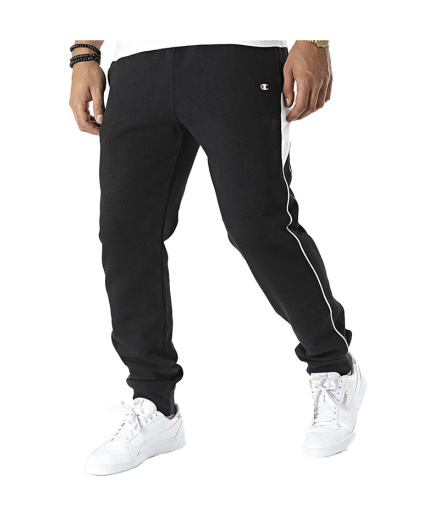 Pantalons Champion Rib Cuff Homme BK WH