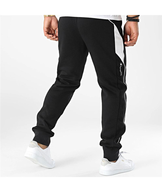 Pantalons Champion Rib Cuff Homme BK WH