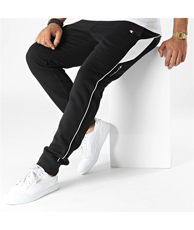 Calça Champion Rib Cuff Homem BK WH