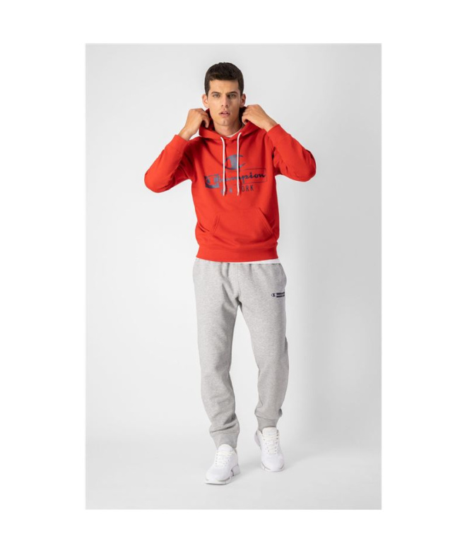 Sweat Champion à capuche Rouge Homme