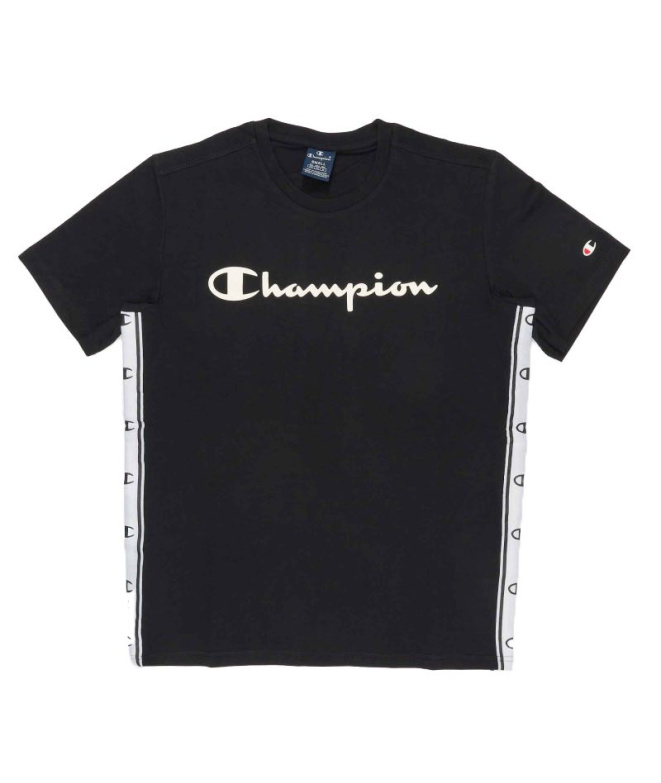 Camiseta Champion Crewneck Preto Homem Preto