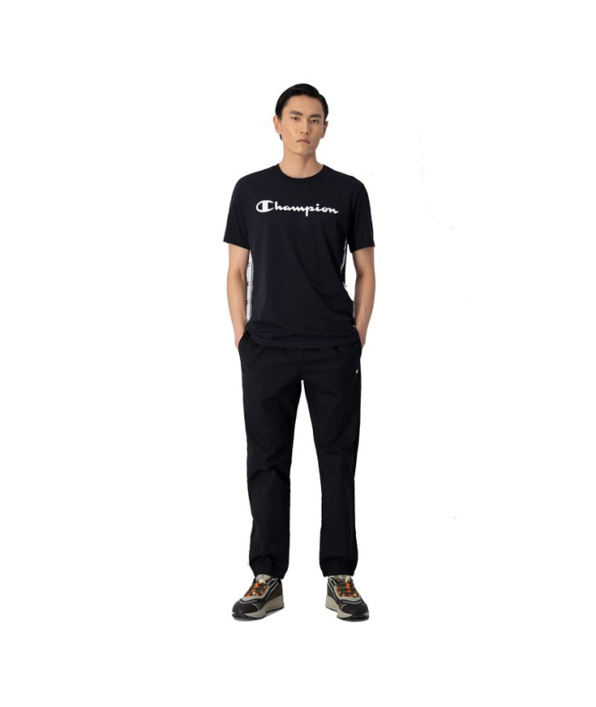 Camiseta Champion Crewneck Preto Homem Preto