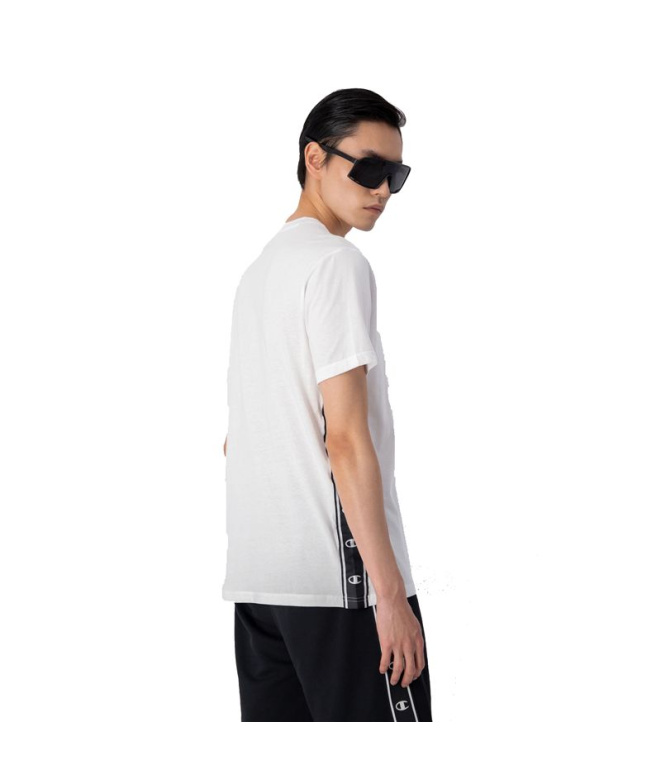 Camiseta Champion Crewneck Branco Homem Branco