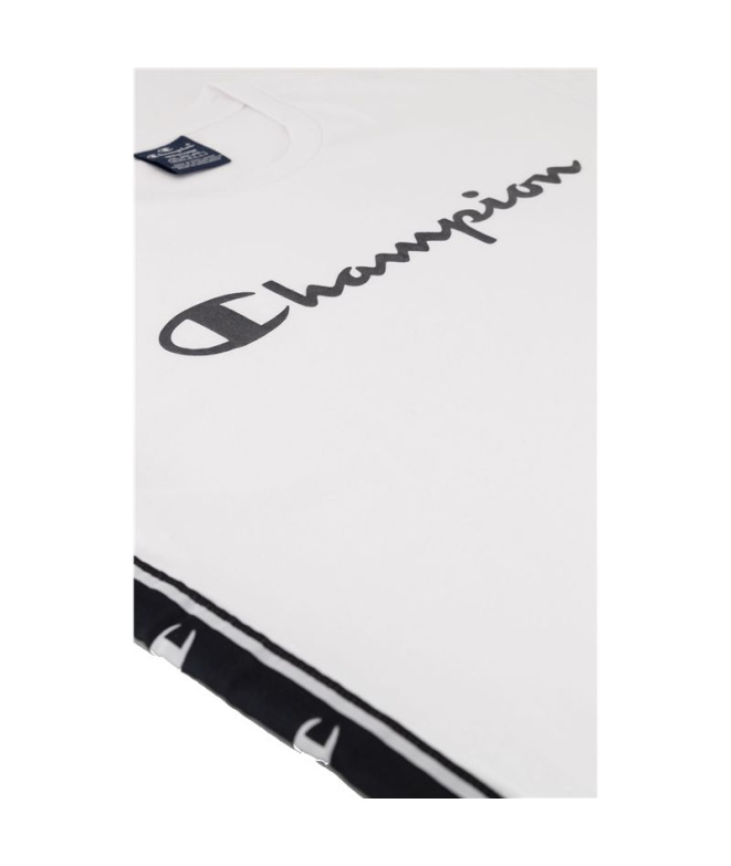 Camiseta Champion Crewneck Blanco Hombre Blanco