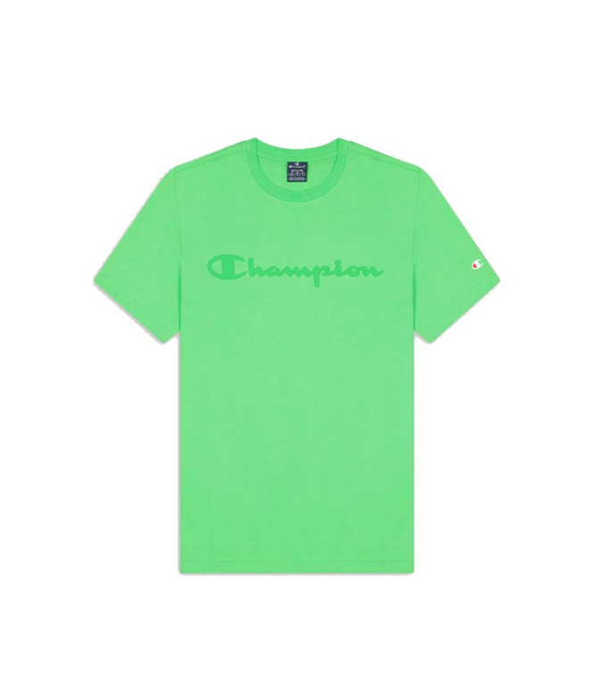 T-shirt Champion Col rond Vert Homme