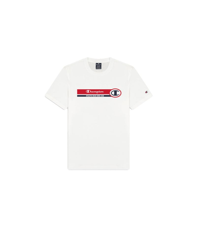 Camiseta Champion Crewneck Branco Homem