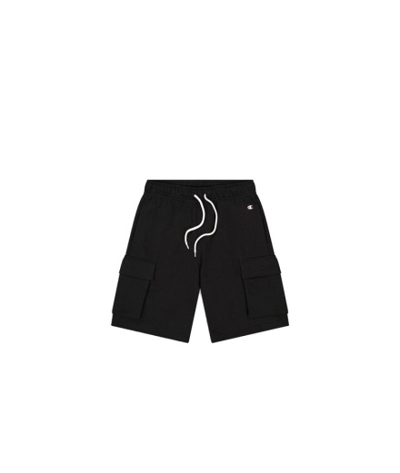 Pantalones Champion Cargo Bermuda Negro Hombre