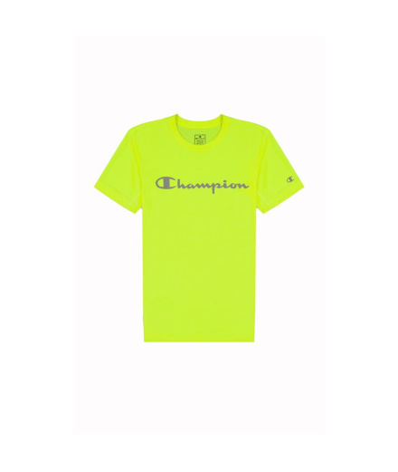 Camiseta Champion Crewneck Amarillo Hombre