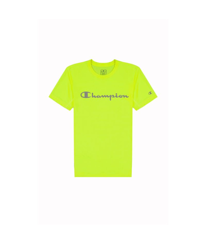 Camiseta Champion Crewneck Amarelo Homem