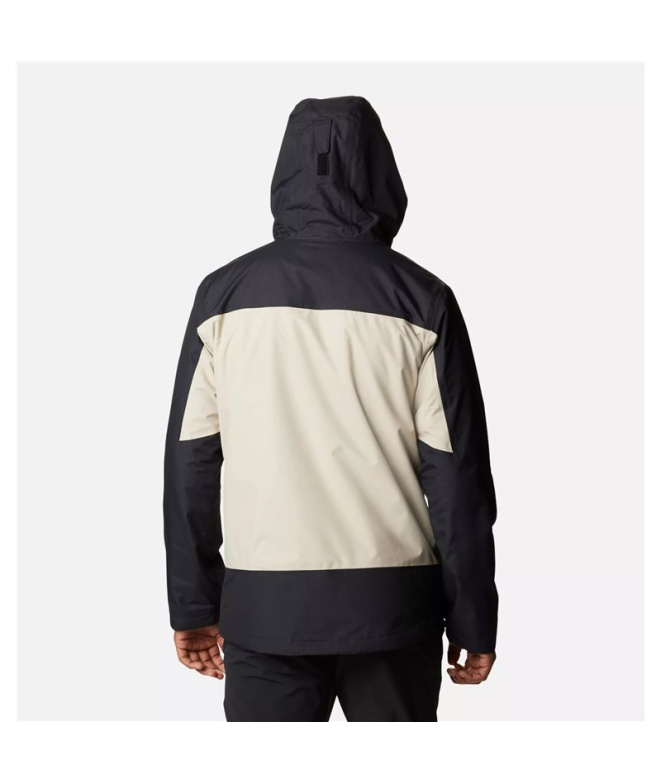 Veste avec Capuche Beige/Noir de montagne...
