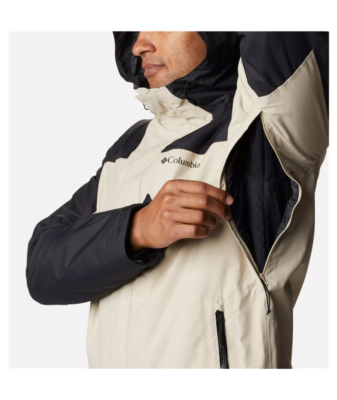 Veste avec Capuche Beige/Noir de montagne...