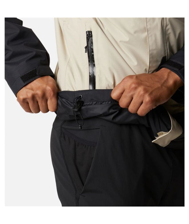 Veste avec Capuche Beige/Noir de montagne...